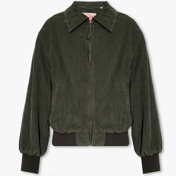 NWT LEVI'S Green Corduroy Jacket - Picture 3 of 5